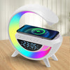 Bocina Rgb Reloj y Cargador Inalámbrico